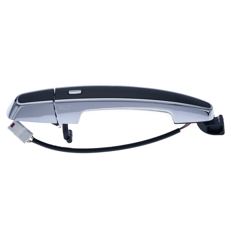 Master Tailgaters Replacement for Chevrolet Malibu 2016-Current Black/Chrome Exterior Door Handle Front Right Side w/o Keyhole