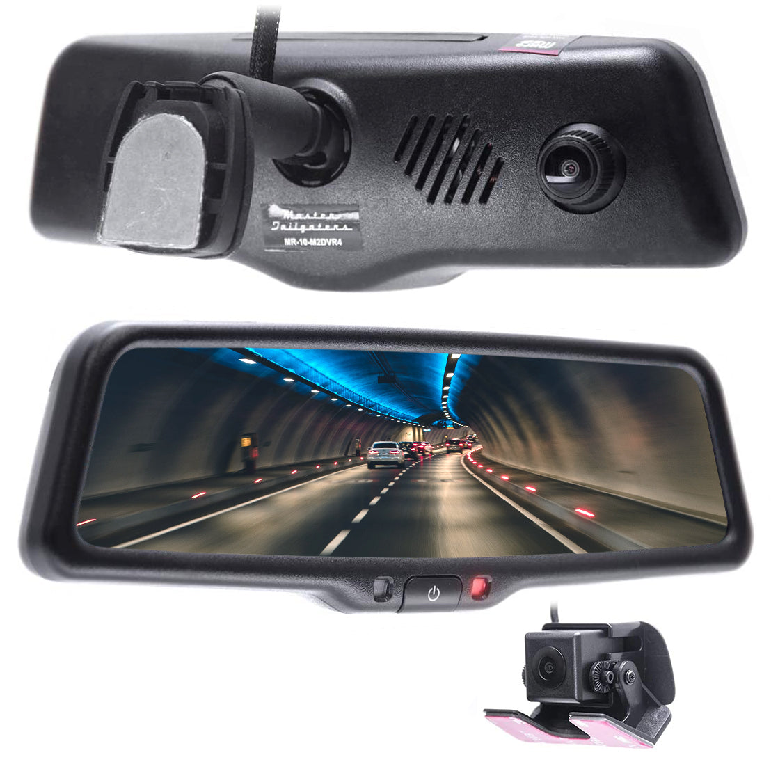 Rear View Mirror Auto Adjusting Brightness/Dimming LCD, Universal Fit –  Master Tailgaters