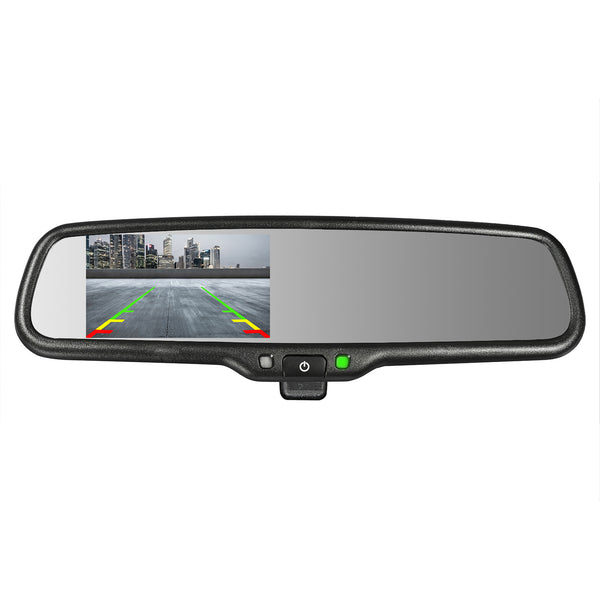 Master Tailgaters Manual Dimming Rear View Mirror with 4.3" Auto Adjusting Brightness LCD - Master Tailgaters