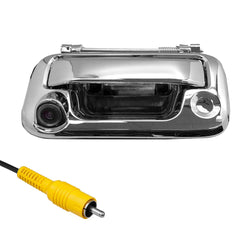 Chrome Metal Tailgate Handle with Backup Camera Replacement for Ford F150, F250, F350, F450, F550 2005-2016
