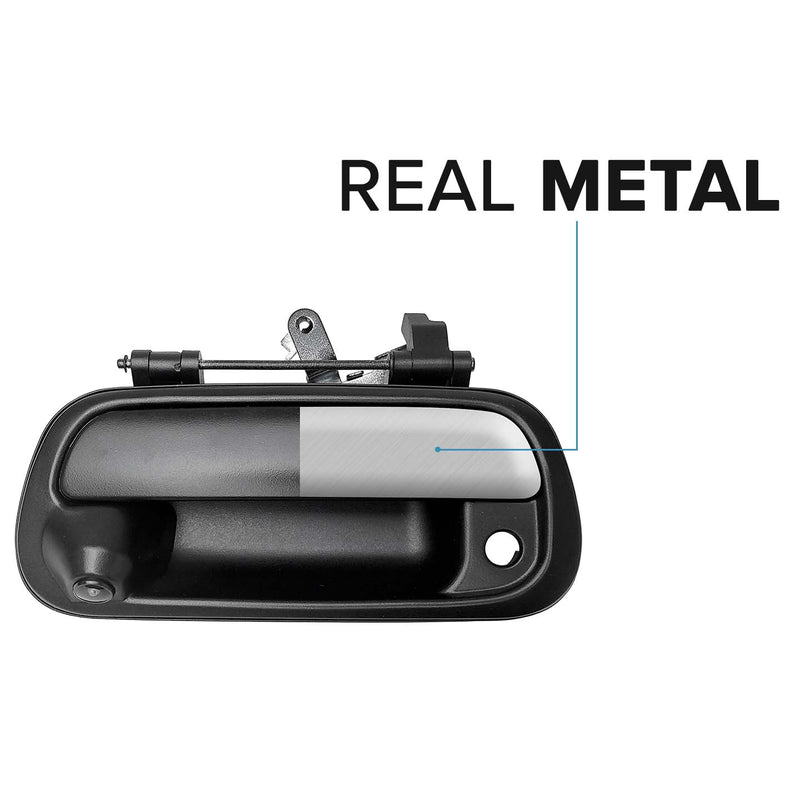 Master Tailgaters Black Metal Tailgate Handle with Backup Camera Replacement for Toyota Tundra 2000-2006