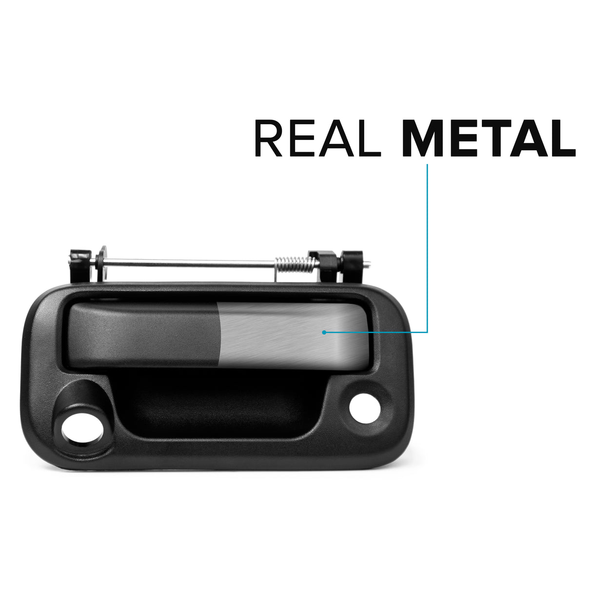 Ford F150, F250, F350, F450, F550 (2005-2016) Black Metal Replacement Tailgate Handle with Backup Camera