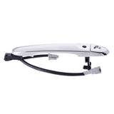 Nissan Versa (2012-2019) Chrome Replacement Exterior Door Handle Front Left Driver Side w/ Keyhole Cover