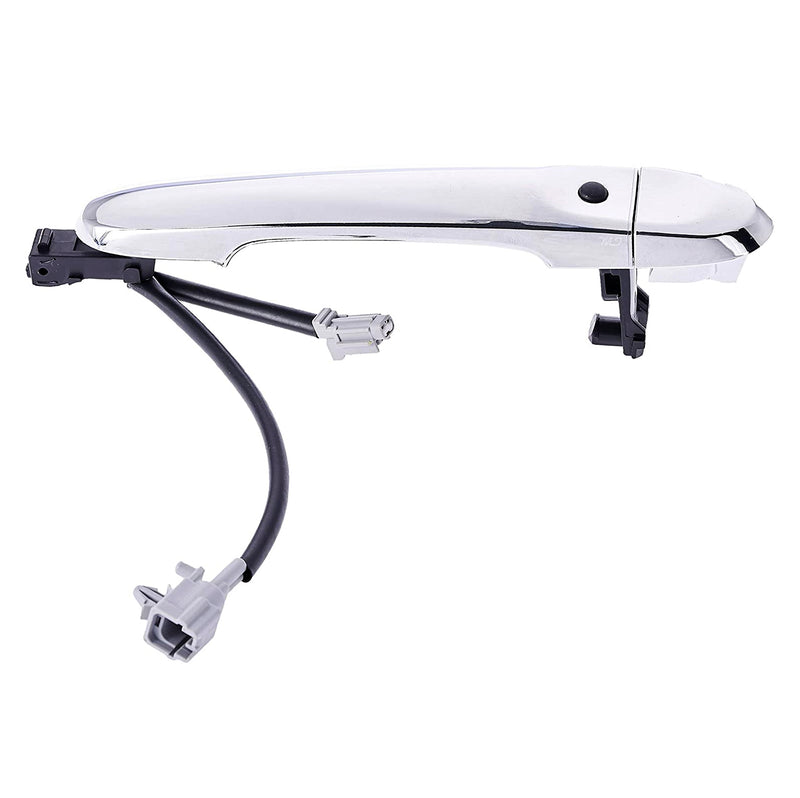 Nissan Versa 2012-2019 Replacement Chrome Exterior Door Handle Front Door w/o Keyhole Cover