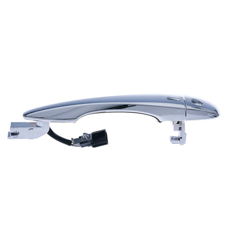 Nissan Altima (2013-2015) [w/ Smart Entry System, 4 Pins] Chrome Replacement Exterior Door Handle Front Door w/ Keyhole