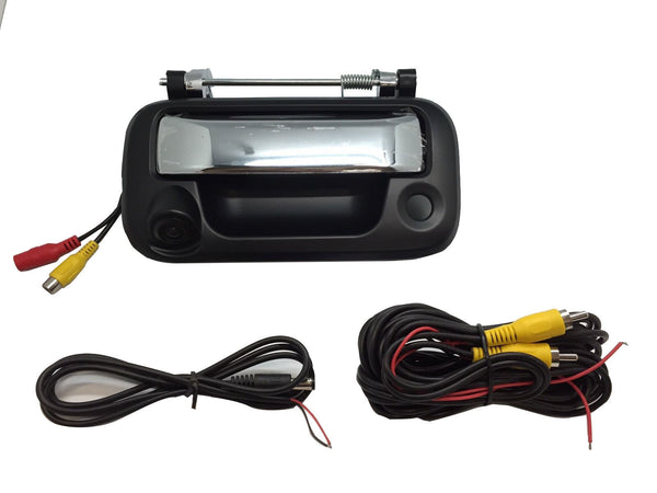 Ford F150 F250 F350 F450 F550 (2005-2016) Black/Chrome Tailgate Handle Backup Camera